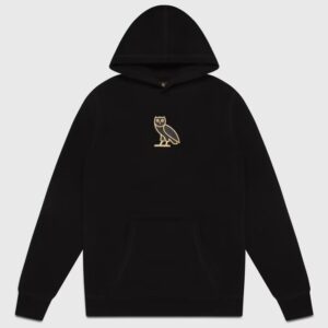 Classic Owl Hoodie Black