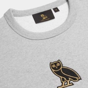 Classic Owl Crewneck Sweatshirt Heather Grey